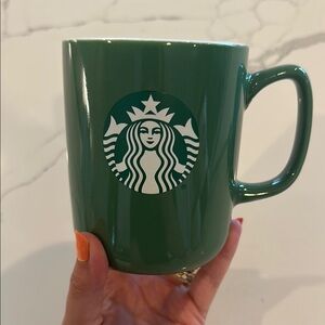 Starbucks Forest Green Mug with Iconic Logo